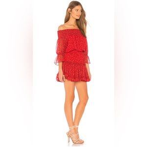 Misa Los Angeles off the shoulder dress